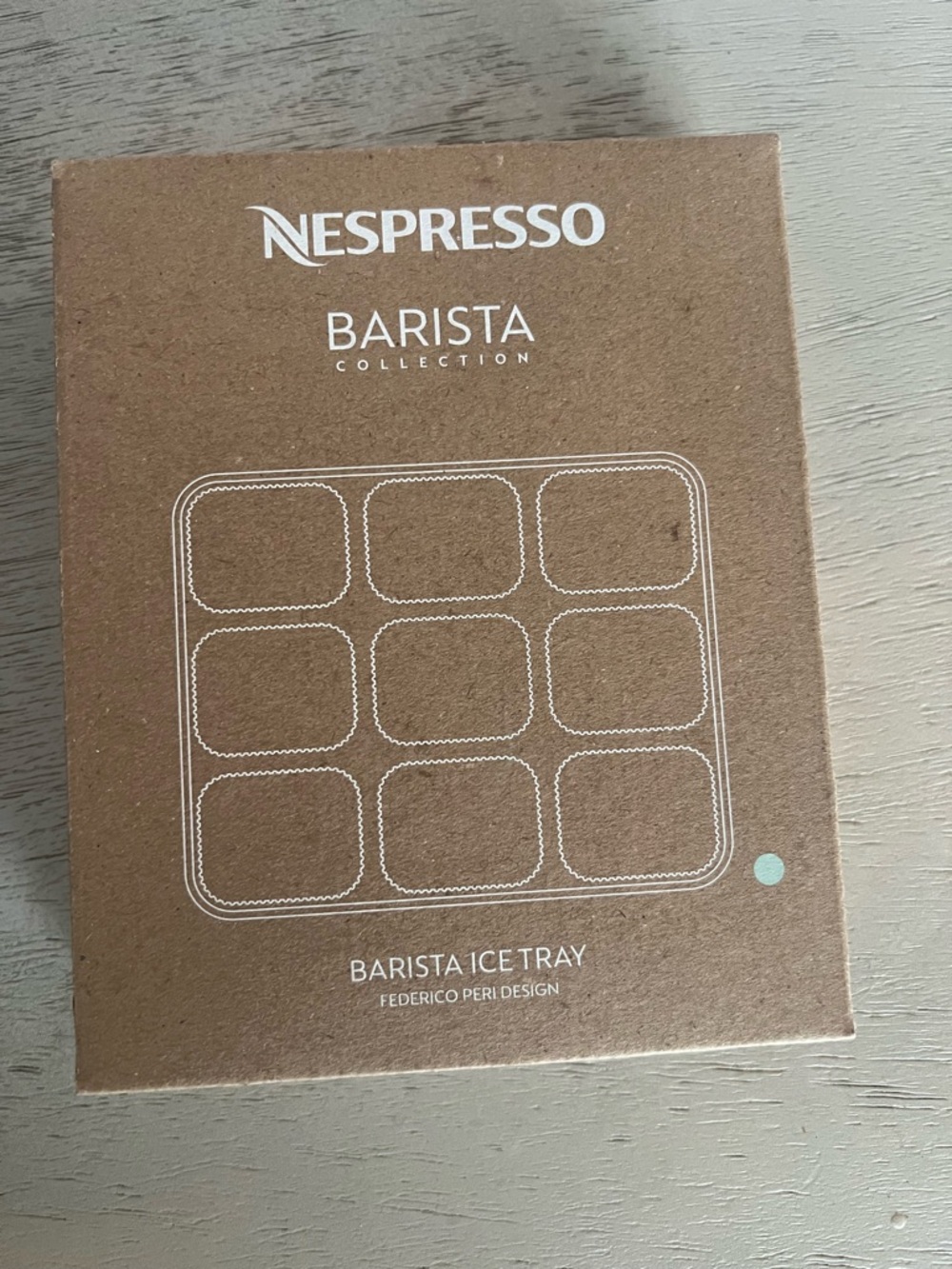 Nespresso Aquamarine Silicone Ice Cube Tray - Nespresso